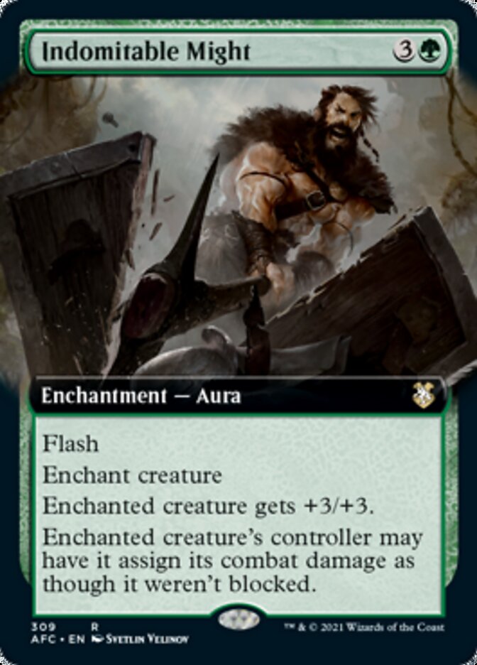 Indomitable Might (Extended Art) [Dungeons & Dragons: Adventures in the Forgotten Realms Commander] | Deep Dive Games St. Marys