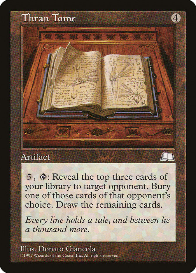 Thran Tome [Weatherlight] | Deep Dive Games St. Marys