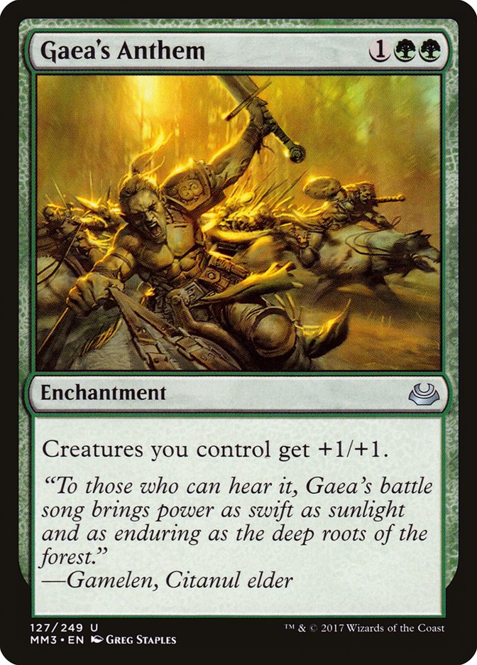 Gaea's Anthem [Modern Masters 2017] | Deep Dive Games St. Marys