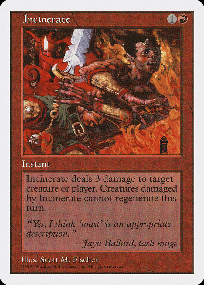 Incinerate [Fifth Edition] | Deep Dive Games St. Marys