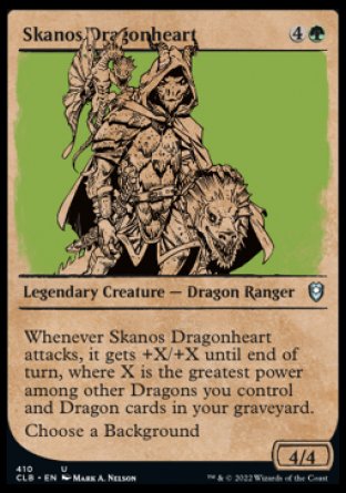 Skanos Dragonheart (Showcase) [Commander Legends: Battle for Baldur's Gate] | Deep Dive Games St. Marys