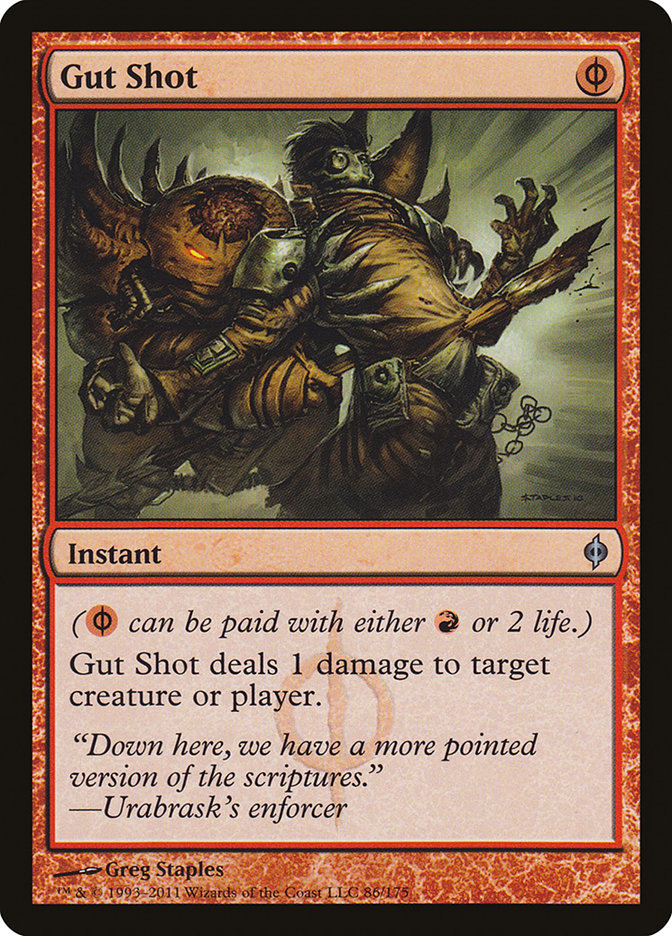 Gut Shot [New Phyrexia] | Deep Dive Games St. Marys