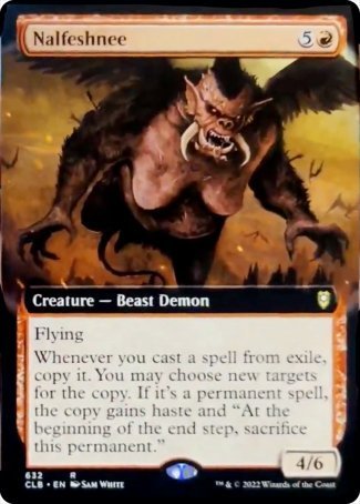 Nalfeshnee (Extended Art) [Commander Legends: Battle for Baldur's Gate] | Deep Dive Games St. Marys