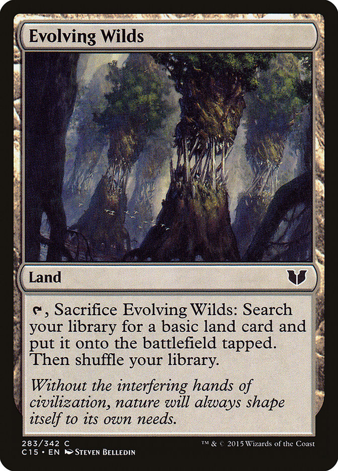 Evolving Wilds [Commander 2015] | Deep Dive Games St. Marys