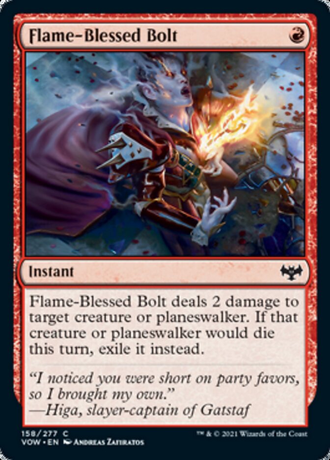 Flame-Blessed Bolt [Innistrad: Crimson Vow] | Deep Dive Games St. Marys