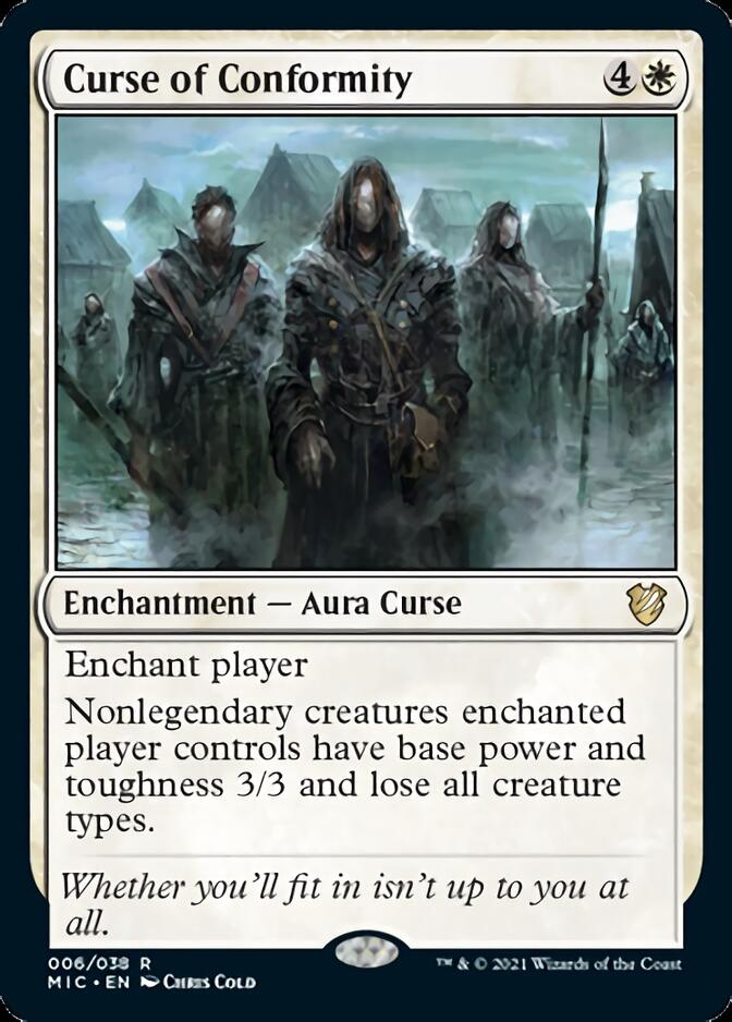 Curse of Conformity [Innistrad: Midnight Hunt Commander] | Deep Dive Games St. Marys