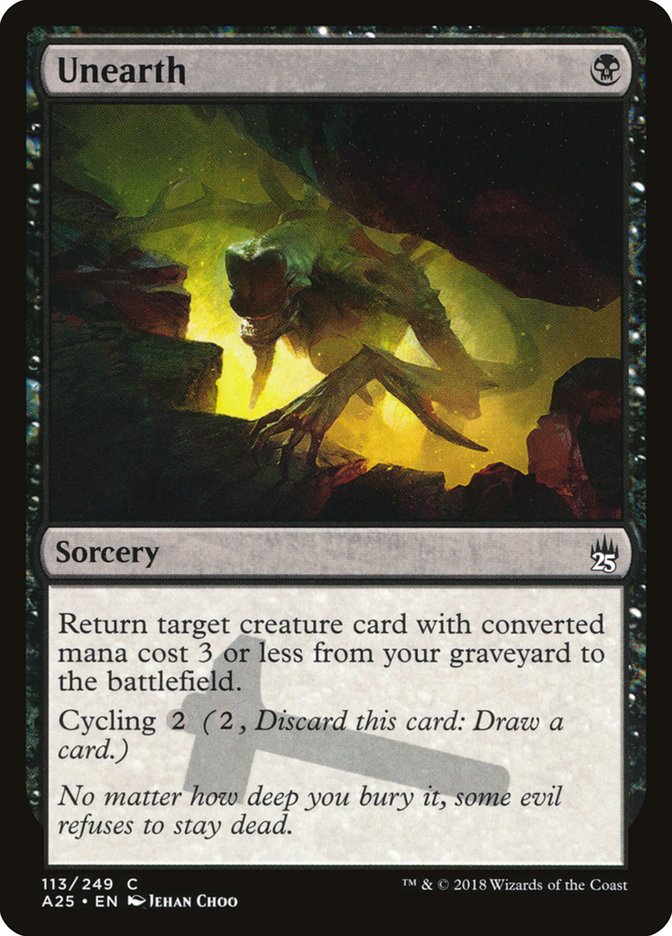 Unearth [Masters 25] | Deep Dive Games St. Marys