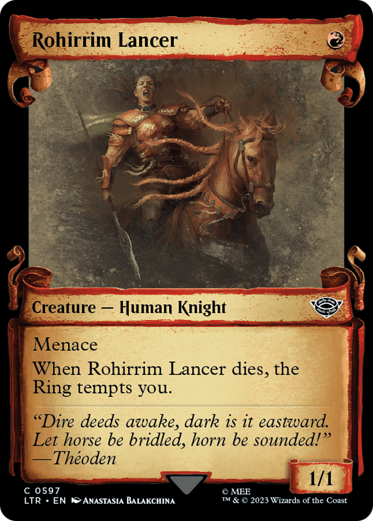 Rohirrim Lancer [The Lord of the Rings: Tales of Middle-Earth Showcase Scrolls] | Deep Dive Games St. Marys
