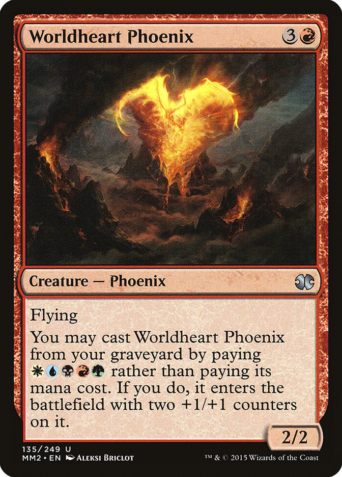 Worldheart Phoenix [Modern Masters 2015] | Deep Dive Games St. Marys