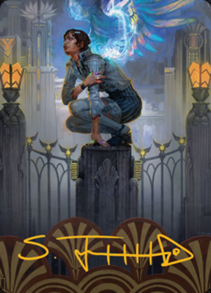 Giada, Font of Hope 2 Art Card (Gold-Stamped Signature) [Streets of New Capenna Art Series] | Deep Dive Games St. Marys
