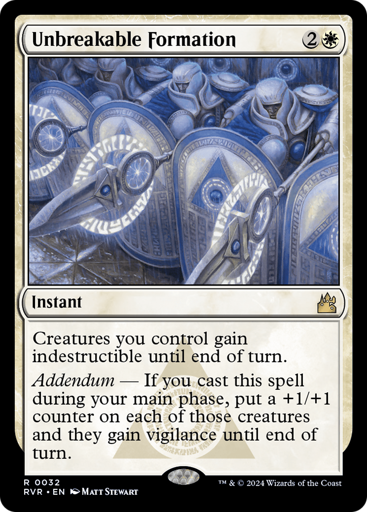 Unbreakable Formation [Ravnica Remastered] | Deep Dive Games St. Marys