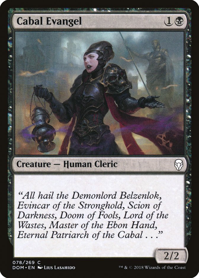 Cabal Evangel [Dominaria] | Deep Dive Games St. Marys