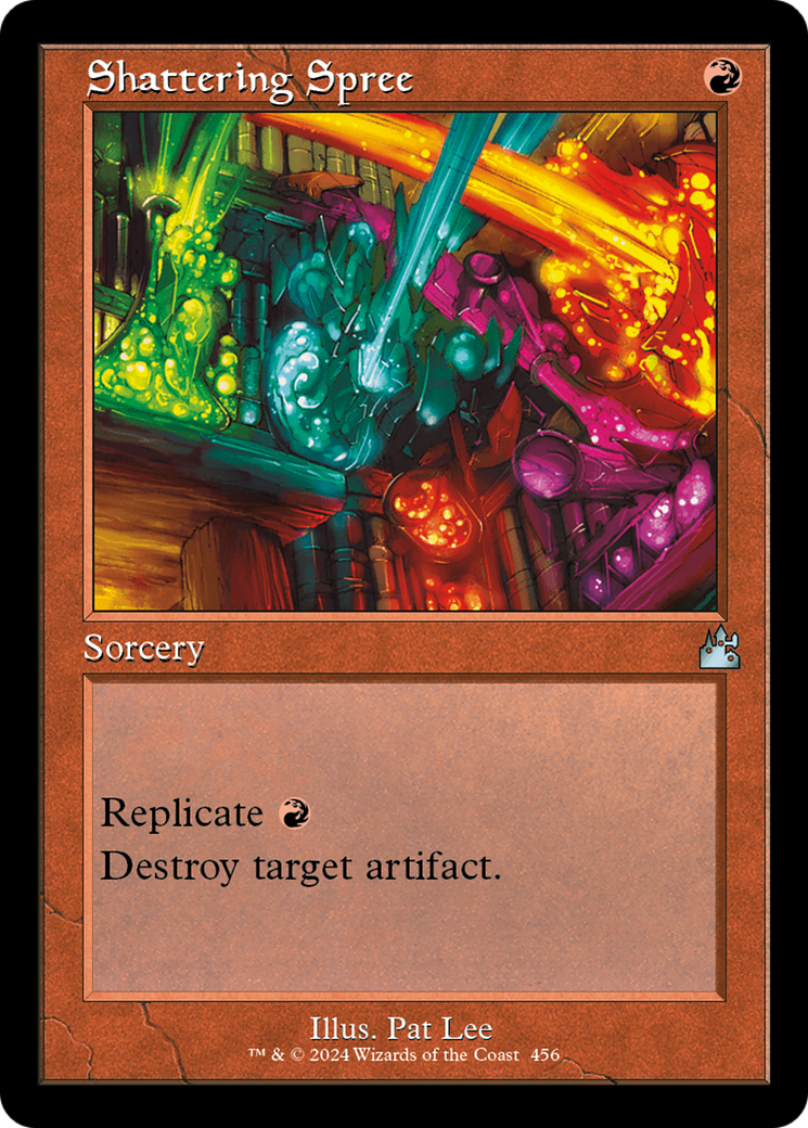 Shattering Spree (Retro Frame) [Ravnica Remastered] | Deep Dive Games St. Marys