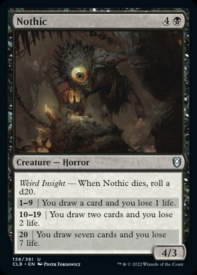 Nothic [Commander Legends: Battle for Baldur's Gate] | Deep Dive Games St. Marys