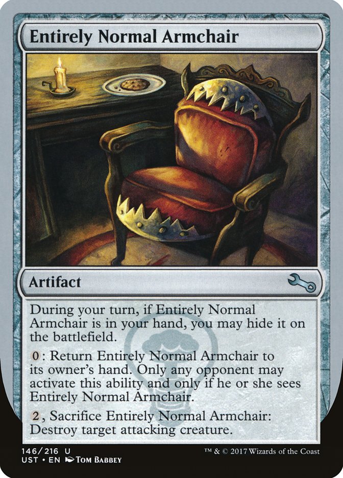 Entirely Normal Armchair [Unstable] | Deep Dive Games St. Marys