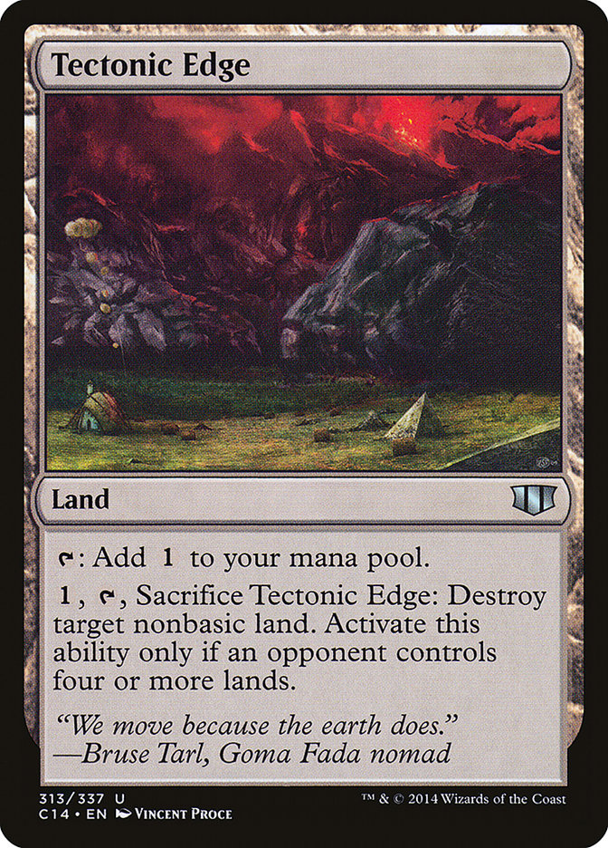 Tectonic Edge [Commander 2014] | Deep Dive Games St. Marys