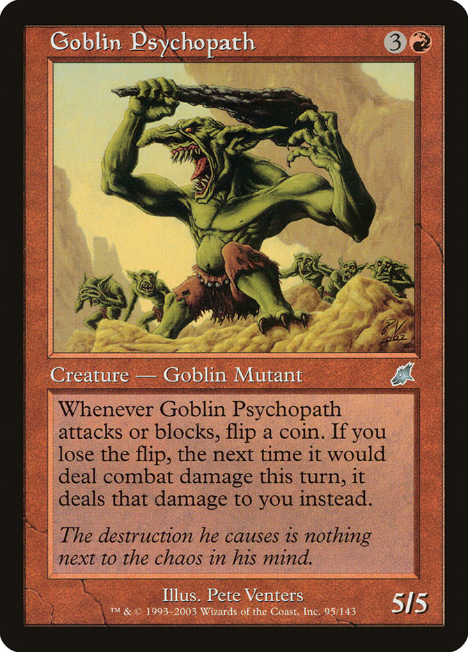 Goblin Psychopath [Scourge] | Deep Dive Games St. Marys