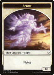 Saproling (016) // Spirit (006) Double-Sided Token [Commander 2016 Tokens] | Deep Dive Games St. Marys