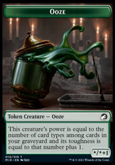 Human // Ooze Double-Sided Token [Innistrad: Midnight Hunt Tokens] | Deep Dive Games St. Marys