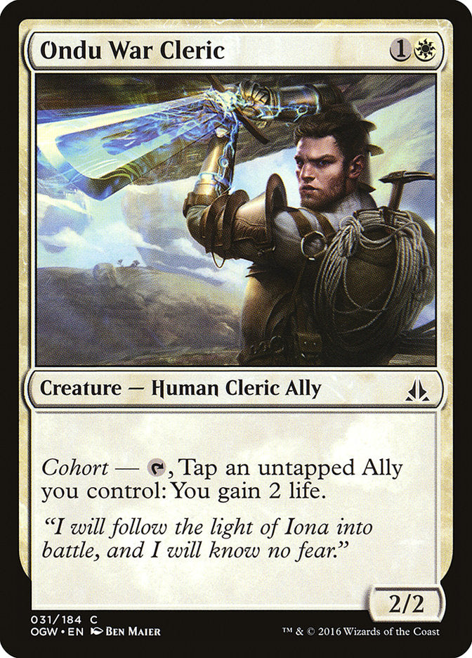 Ondu War Cleric [Oath of the Gatewatch] | Deep Dive Games St. Marys