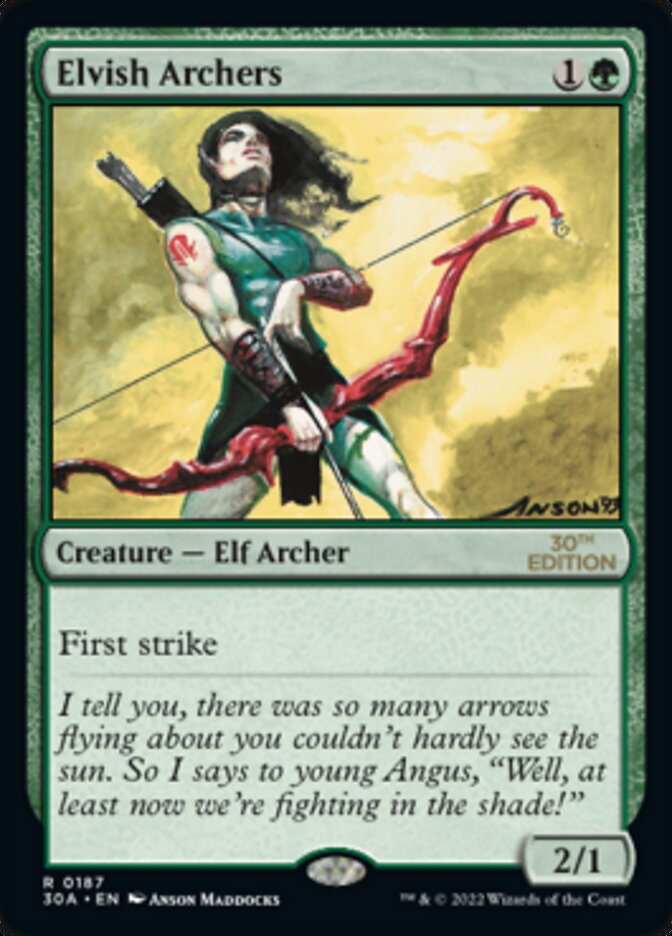 Elvish Archers [30th Anniversary Edition] | Deep Dive Games St. Marys