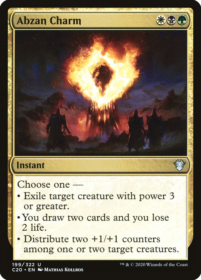 Abzan Charm [Commander 2020] | Deep Dive Games St. Marys