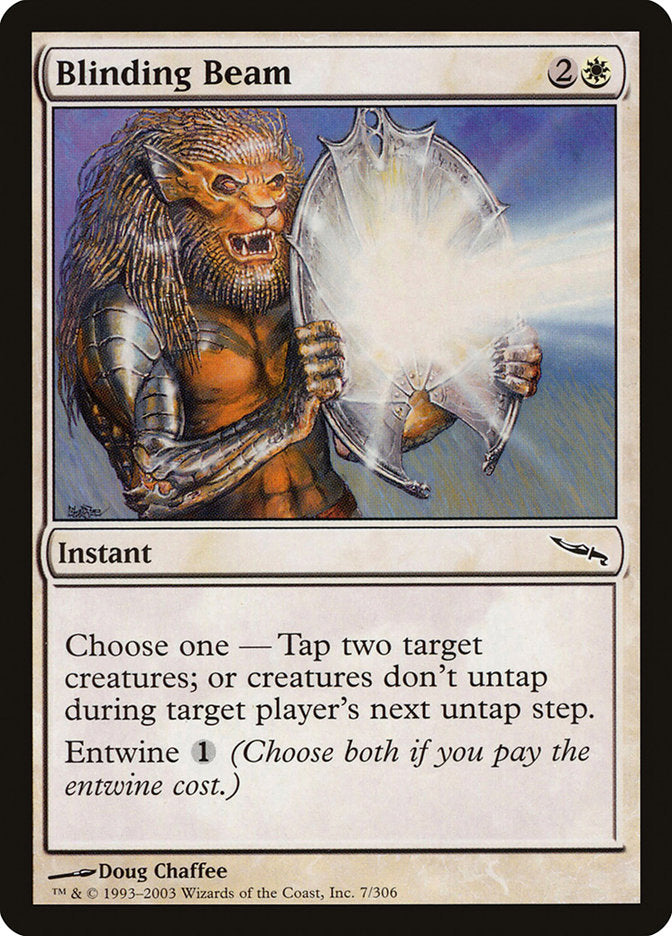 Blinding Beam [Mirrodin] | Deep Dive Games St. Marys