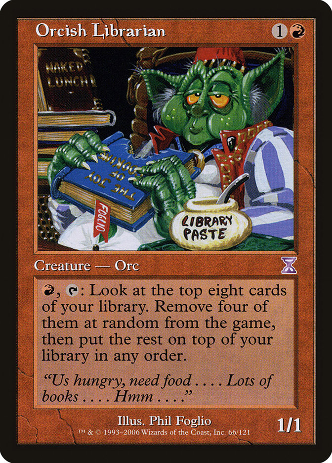 Orcish Librarian [Time Spiral Timeshifted] | Deep Dive Games St. Marys
