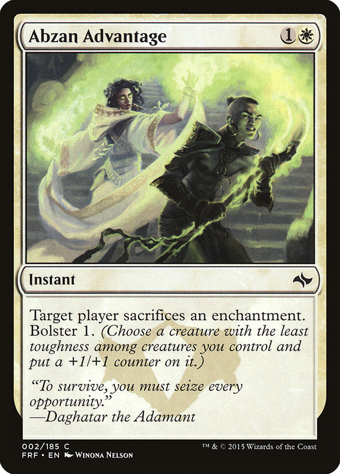 Abzan Advantage [Fate Reforged] | Deep Dive Games St. Marys