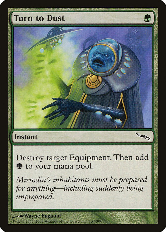 Turn to Dust [Mirrodin] | Deep Dive Games St. Marys