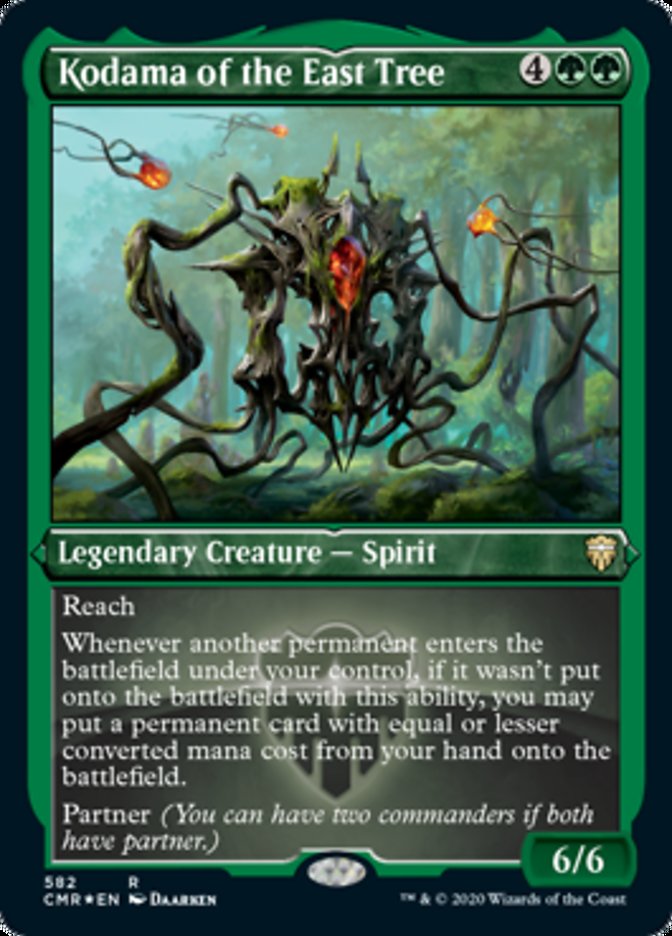 Kodama of the East Tree (Etched) [Commander Legends] | Deep Dive Games St. Marys