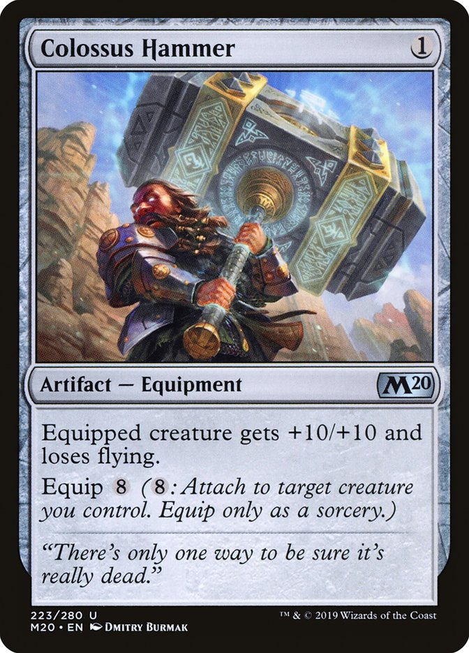 Colossus Hammer [Core Set 2020] | Deep Dive Games St. Marys