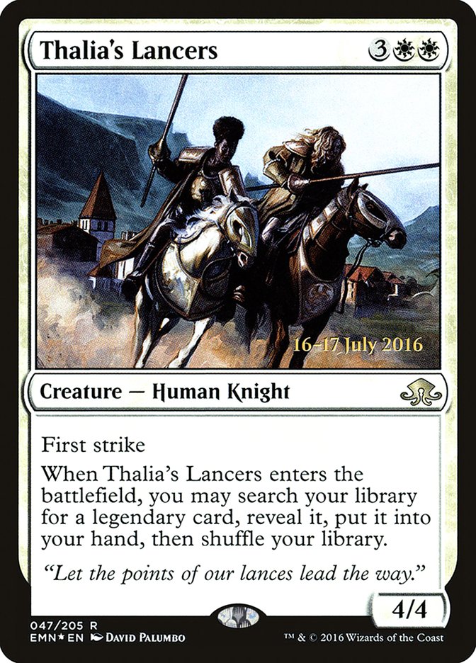 Thalia's Lancers [Eldritch Moon Prerelease Promos] | Deep Dive Games St. Marys