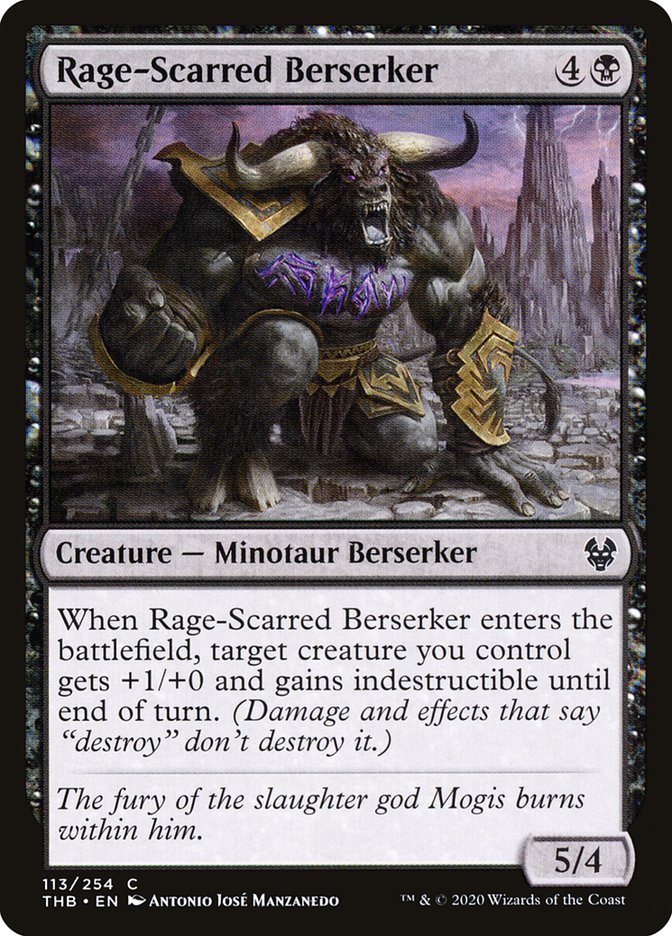 Rage-Scarred Berserker [Theros Beyond Death] | Deep Dive Games St. Marys