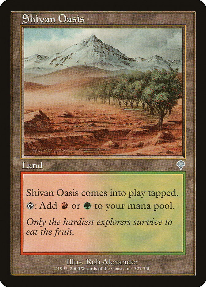 Shivan Oasis [Invasion] | Deep Dive Games St. Marys
