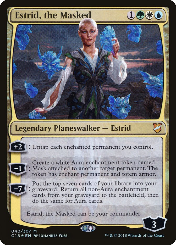 Estrid, the Masked [Commander 2018] | Deep Dive Games St. Marys