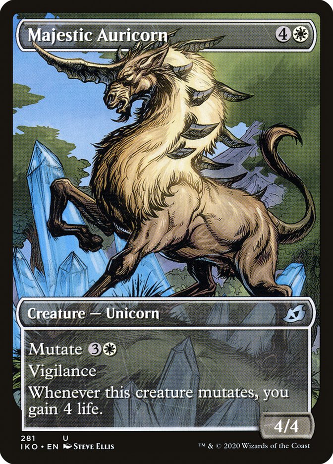 Majestic Auricorn (Showcase) [Ikoria: Lair of Behemoths] | Deep Dive Games St. Marys