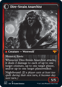 Volatile Arsonist // Dire-Strain Anarchist [Innistrad: Double Feature] | Deep Dive Games St. Marys