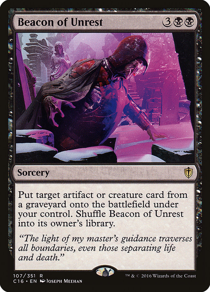 Beacon of Unrest [Commander 2016] | Deep Dive Games St. Marys