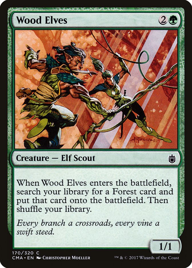 Wood Elves [Commander Anthology] | Deep Dive Games St. Marys