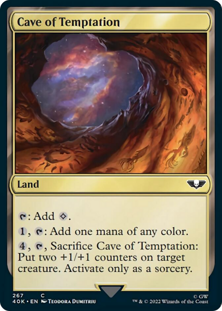 Cave of Temptation (Surge Foil) [Warhammer 40,000] | Deep Dive Games St. Marys