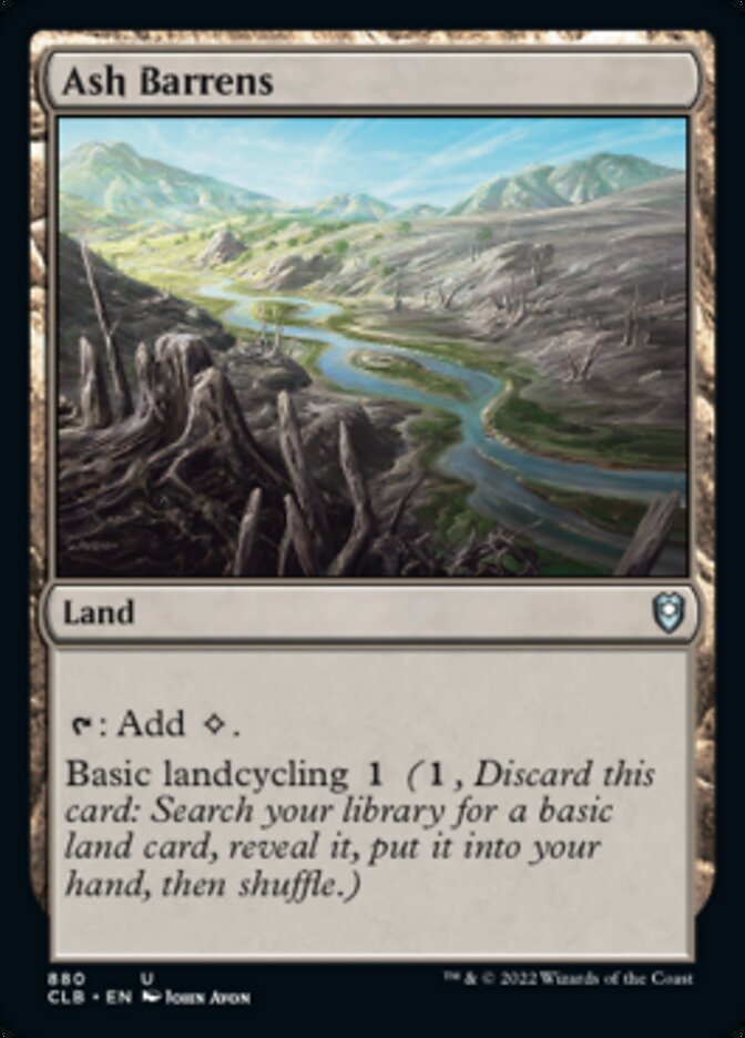 Ash Barrens [Commander Legends: Battle for Baldur's Gate] | Deep Dive Games St. Marys