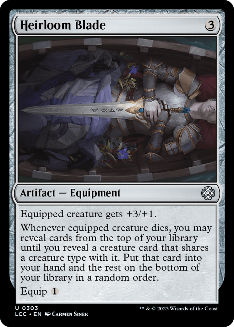 Heirloom Blade [The Lost Caverns of Ixalan Commander] | Deep Dive Games St. Marys