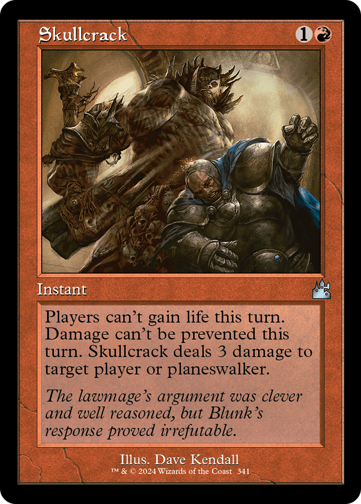 Skullcrack (Retro Frame) [Ravnica Remastered] | Deep Dive Games St. Marys