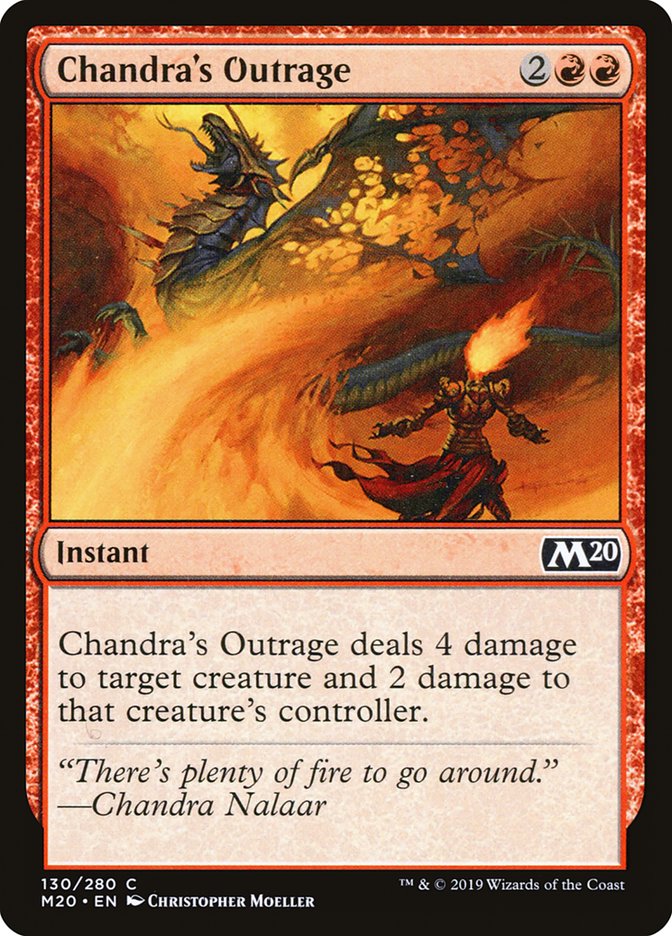 Chandra's Outrage [Core Set 2020] | Deep Dive Games St. Marys