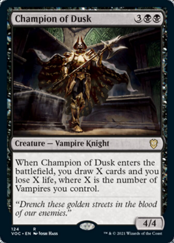 Champion of Dusk [Innistrad: Crimson Vow Commander] | Deep Dive Games St. Marys