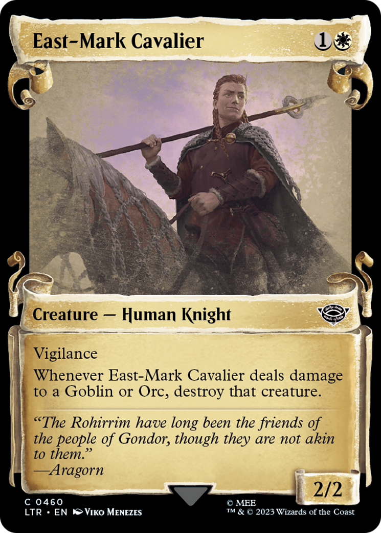 East-Mark Cavalier [The Lord of the Rings: Tales of Middle-Earth Showcase Scrolls] | Deep Dive Games St. Marys