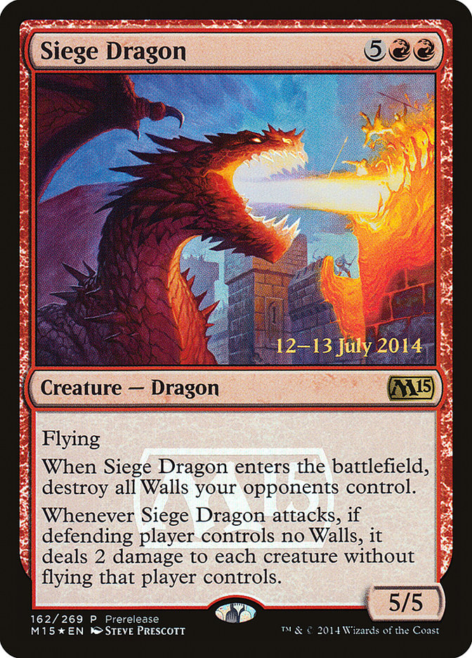 Siege Dragon [Magic 2015 Promos] | Deep Dive Games St. Marys