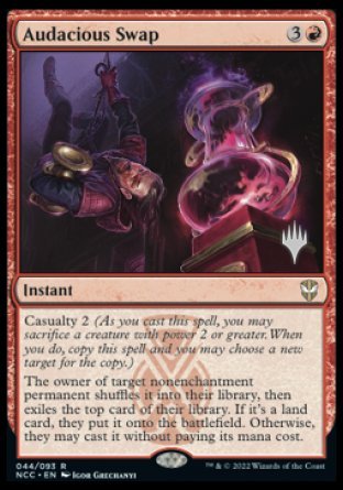 Audacious Swap (Promo Pack) [Streets of New Capenna Commander Promos] | Deep Dive Games St. Marys