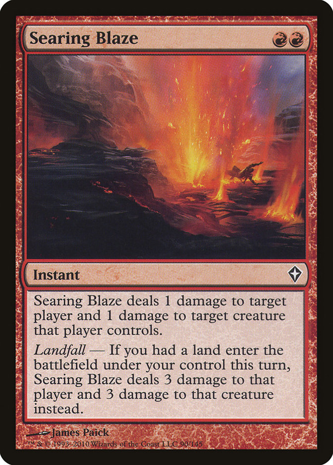 Searing Blaze [Worldwake] | Deep Dive Games St. Marys